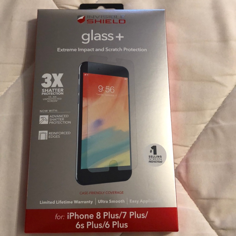 Invisible shield glass + screen protector